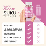 SUKU enfoque en etiqueta nutricional con información clara, facilita lectura
