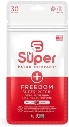 SUMeThper envase frontal del pack Freedom con 30 parches, práctico para llevar