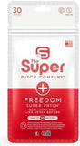 SUMeThper envase frontal del pack Freedom con 30 parches, práctico para llevar