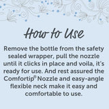 Summer's Eve boquilla Comfortip flexible para uso cómodo y control del flujo