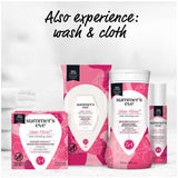 Summer's Eve etiqueta con ingredientes indicando pH balanceado y transparencia