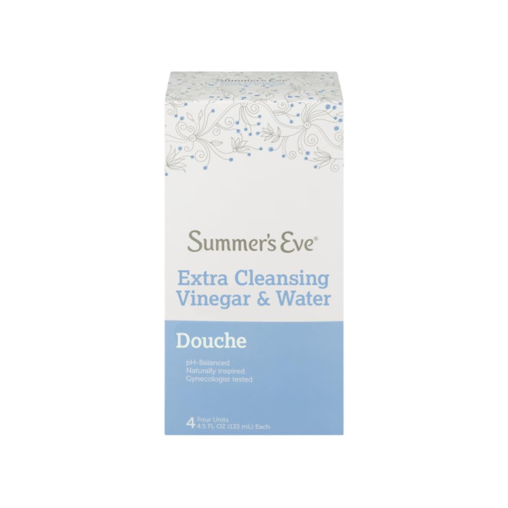 Summer's Eve producto en uso demostrando cuello flexible y control