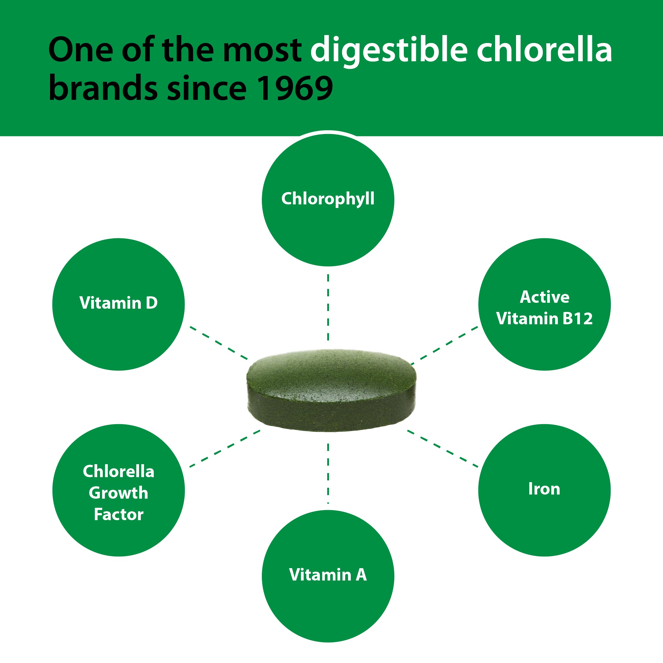 Sun Chlorella junto a un desayuno saludable para energía y apoyo digestivo