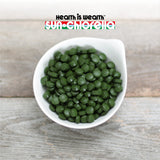 Sun Chlorella alga Pyrenoidosa cruda para mostrar origen natural