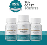 SUN COAST SCIENCES producto sobre encimera sugerente de uso diario y bienestar