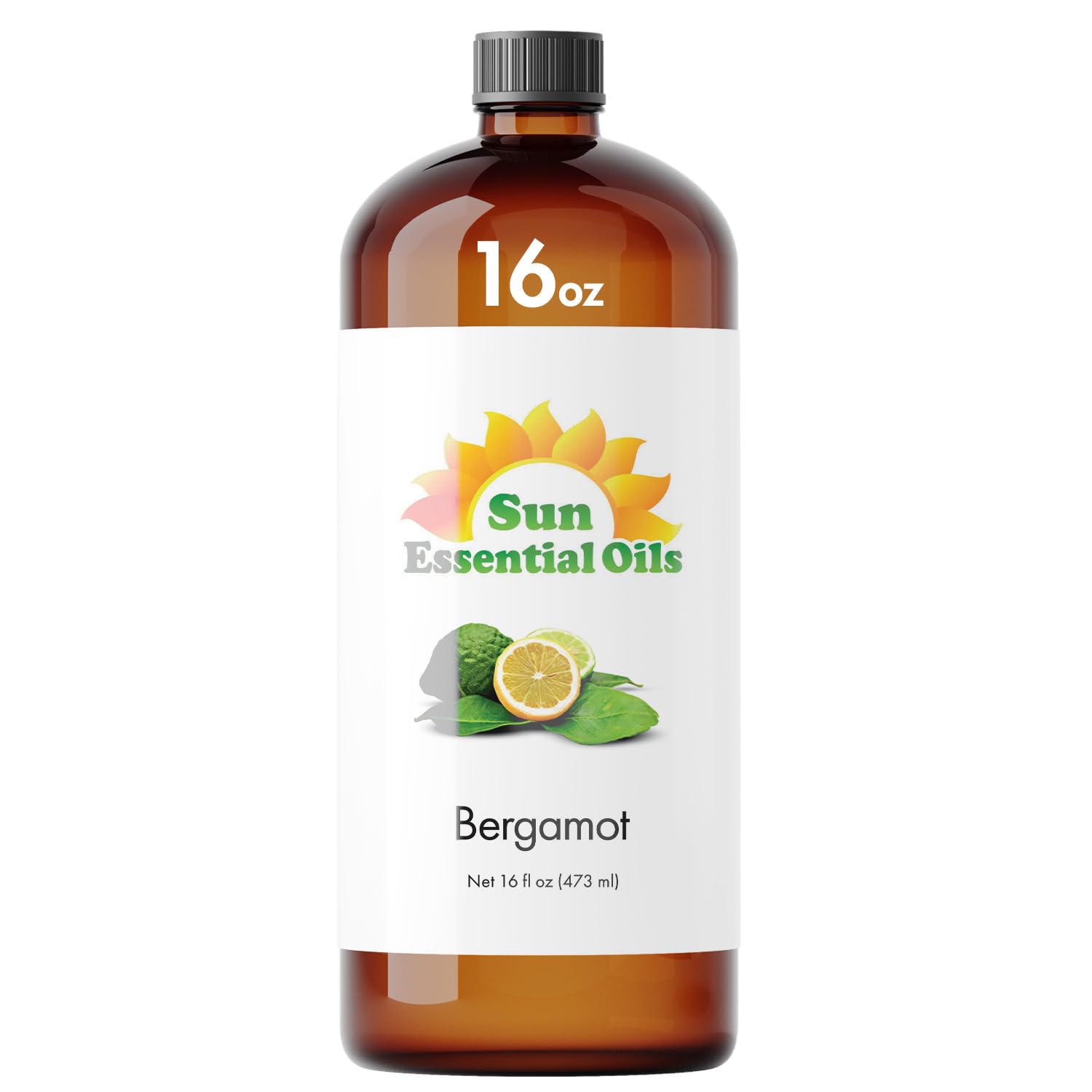 Sun Essential Oils botella de 16 oz vista frontal beneficio ahorro en volumen