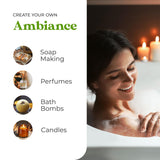 Sun Essential Oils botella junto a difusor en sala, aroma refrescante ambiental