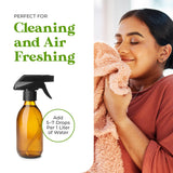 Sun Essential Oils etiqueta con información del producto y recomendaciones de uso