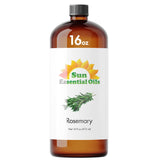Sun Essential Oils botella frente, presentación de 16 oz que conserva aroma