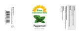 Sun Essential Oils gota de aceite de menta para textura y pureza