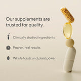 Sunergetic etiqueta con información nutricional y lista de ingredientes