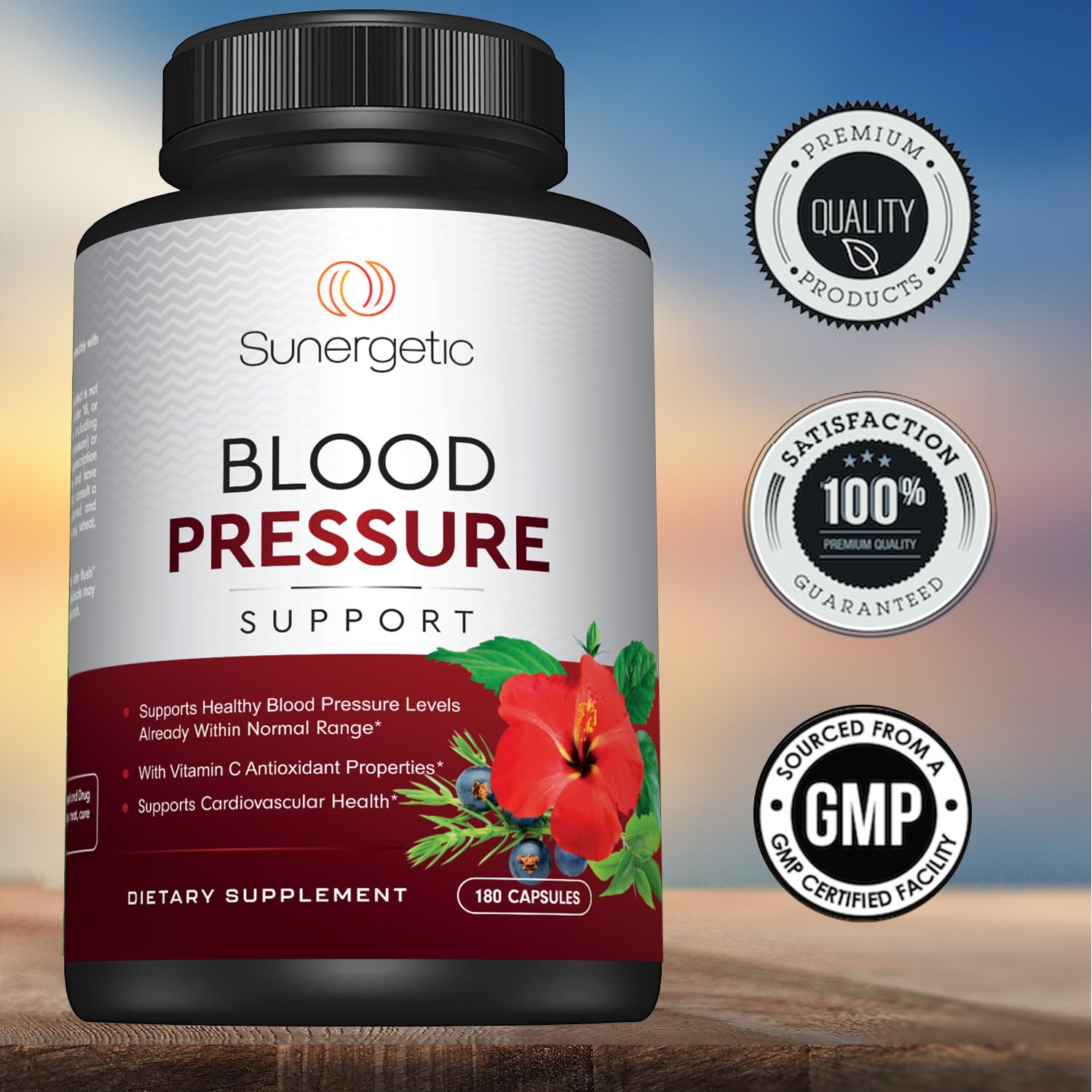 Sunergetic etiqueta nutricional detallada que ofrece transparencia de ingredientes