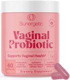 Sunergetic frasco frontal mostrando 60 cápsulas y diseño claro