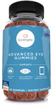 Sunergetic frente del envase mostrando 60 gomitas y beneficios visuales