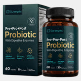 Sunergetic frente del envase mostrando el producto y beneficios