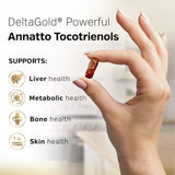 Sunergetic annatto en grano para ilustrar la fuente natural y pureza