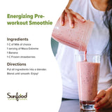 Sunfood Superfoods cucharada con maca, dosis concentrada y práctica
