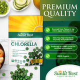 Sunlit Best etiqueta con certificados GMP HACCP e información de calidad