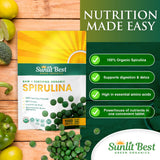 Sunlit Best etiqueta con datos nutricionales y certificado, claridad de ingredientes
