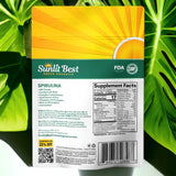 Sunlit Best bolsa mega pack abierta con tabletas a la vista, formato a granel