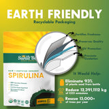 Sunlit Best bowl de desayuno con spirulina en un ambiente saludable
