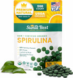 Sunlit Best spirulina frente del empaque mostrando presentación y confianza