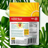 Sunlit Best Green Organics comparación muestra ventaja de tabletas sobre polvo
