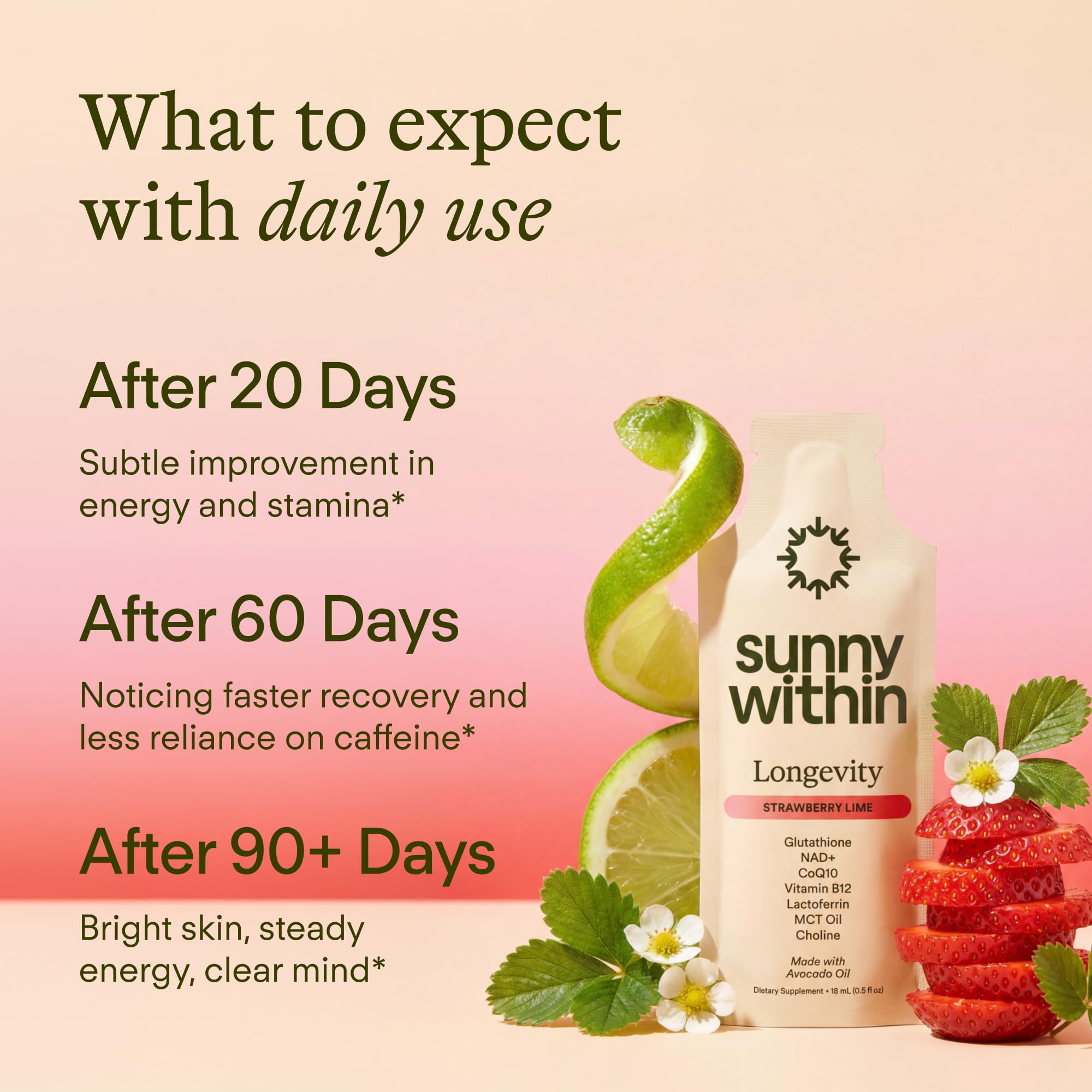 Sunny Within caja con 30 sobres, suministro mensual ordenado