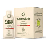 Sunny Within vista frontal de sobres, presentación portátil y conveniente