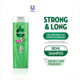 Sunsilk etiqueta con lista de ingredientes clara y beneficios visibles