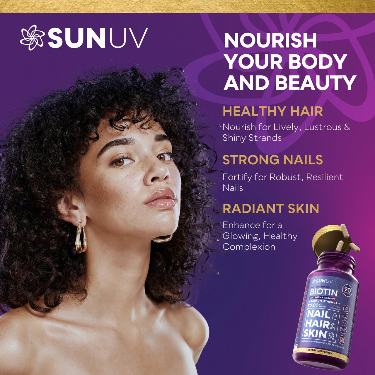 SUNUV primer plano de la cápsula que destaca absorción eficiente