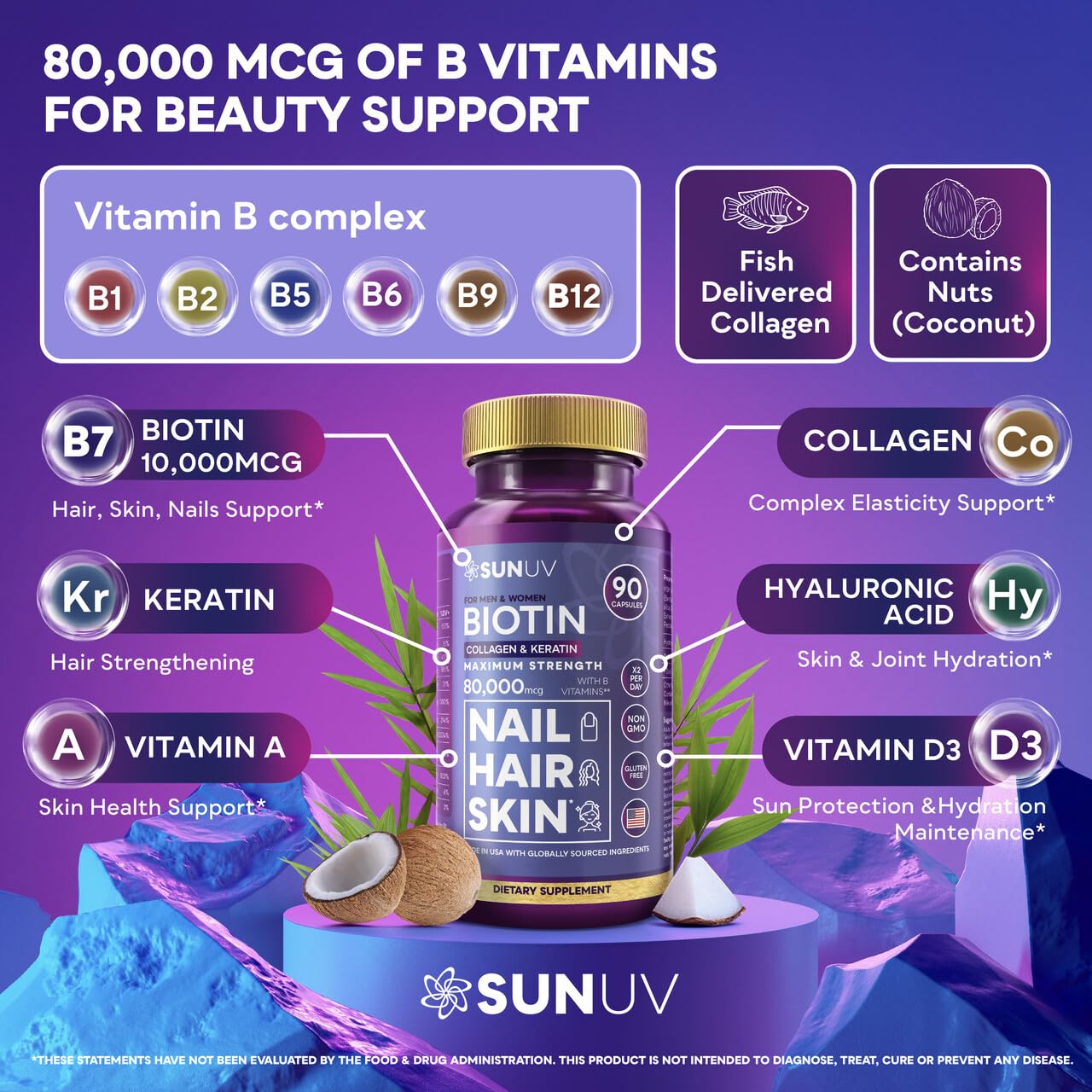 SUNUV etiqueta trasera con información nutricional y transparencia