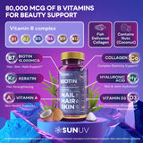 SUNUV etiqueta trasera con información nutricional y transparencia