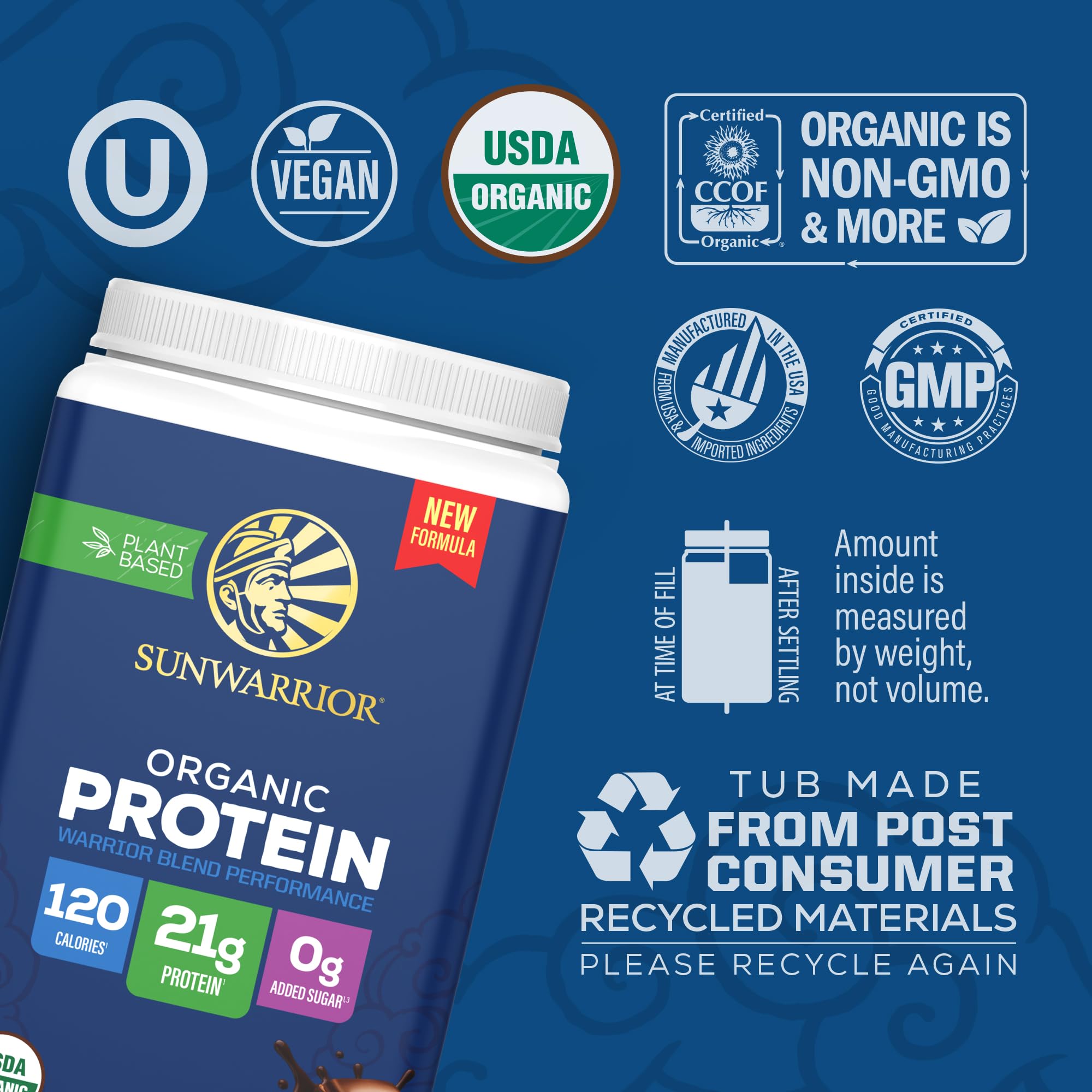 Sunwarrior batido de chocolate listo para beber, recuperación rápida y sabrosa