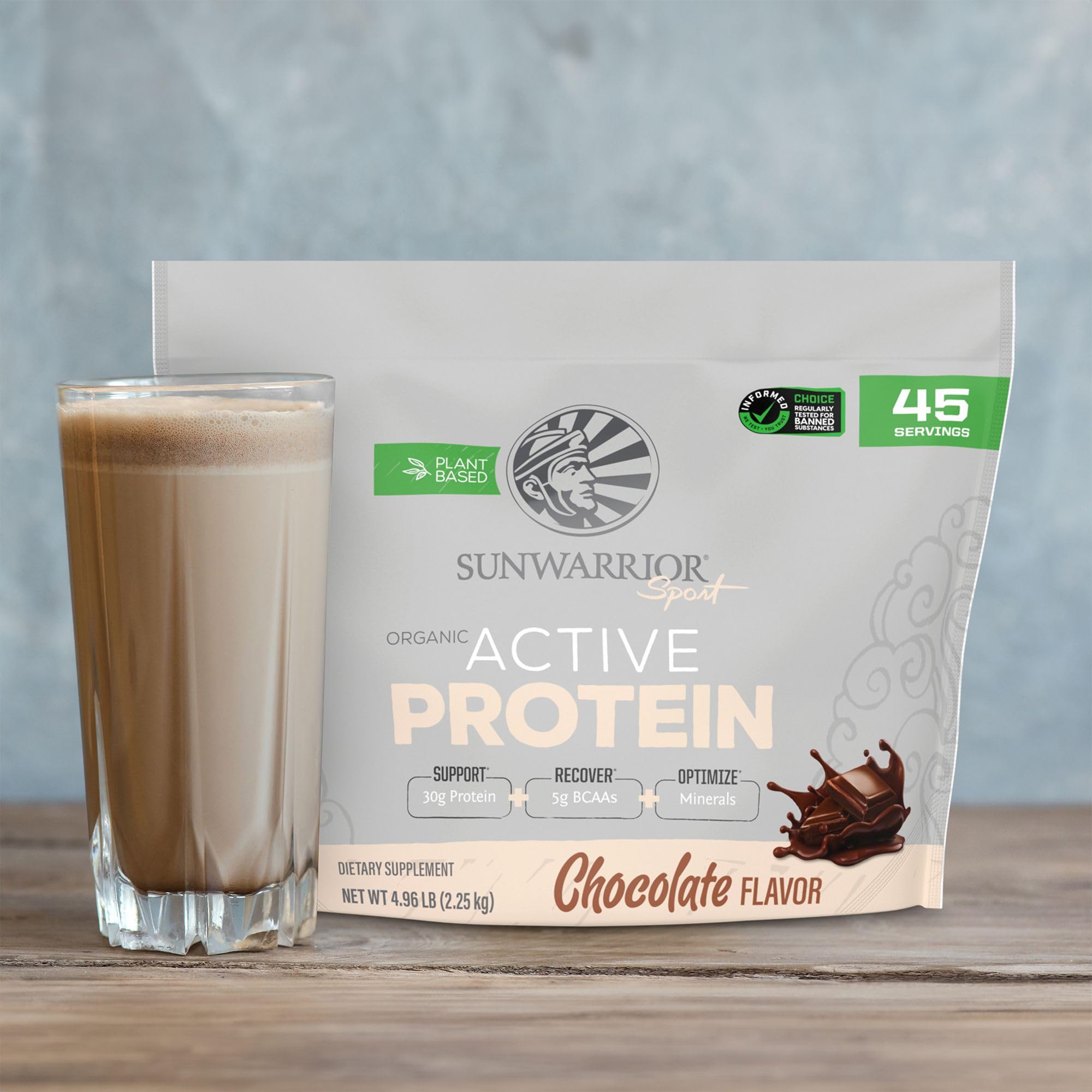 Sunwarrior batido post entreno en gimnasio aporta recuperación notable
