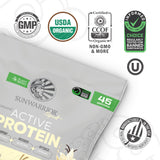 Sunwarrior batido en vaso listo para consumo, recuperación rápida
