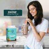 Sunwarrior producto en mesa de desayuno saludable, práctico para rutinas diarias