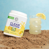 Sunwarrior comparación de tamaño con fruta para apreciar raciones prácticas