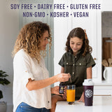 Sunwarrior etiqueta con información nutricional y lista de ingredientes para transparencia
