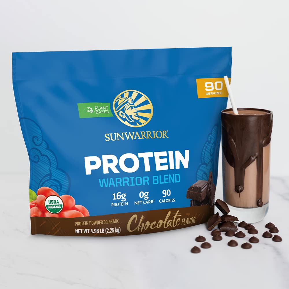 Sunwarrior etiqueta nutricional detalle con información de aminoácidos