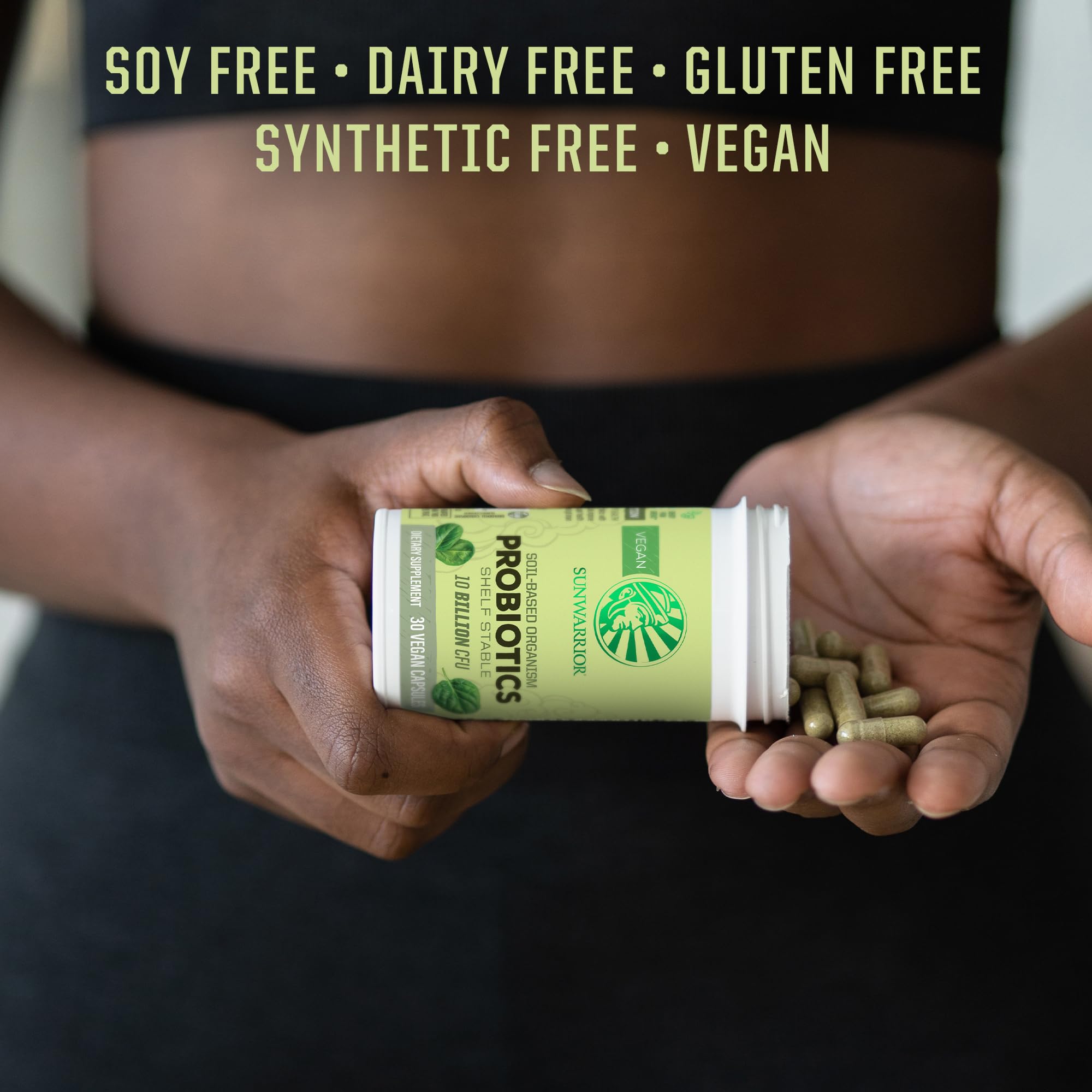 Sunwarrior etiqueta nutricional con información clara y sin alérgenos