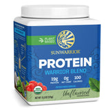 Sunwarrior envase frontal mostrando la marca y claridad de ingredientes