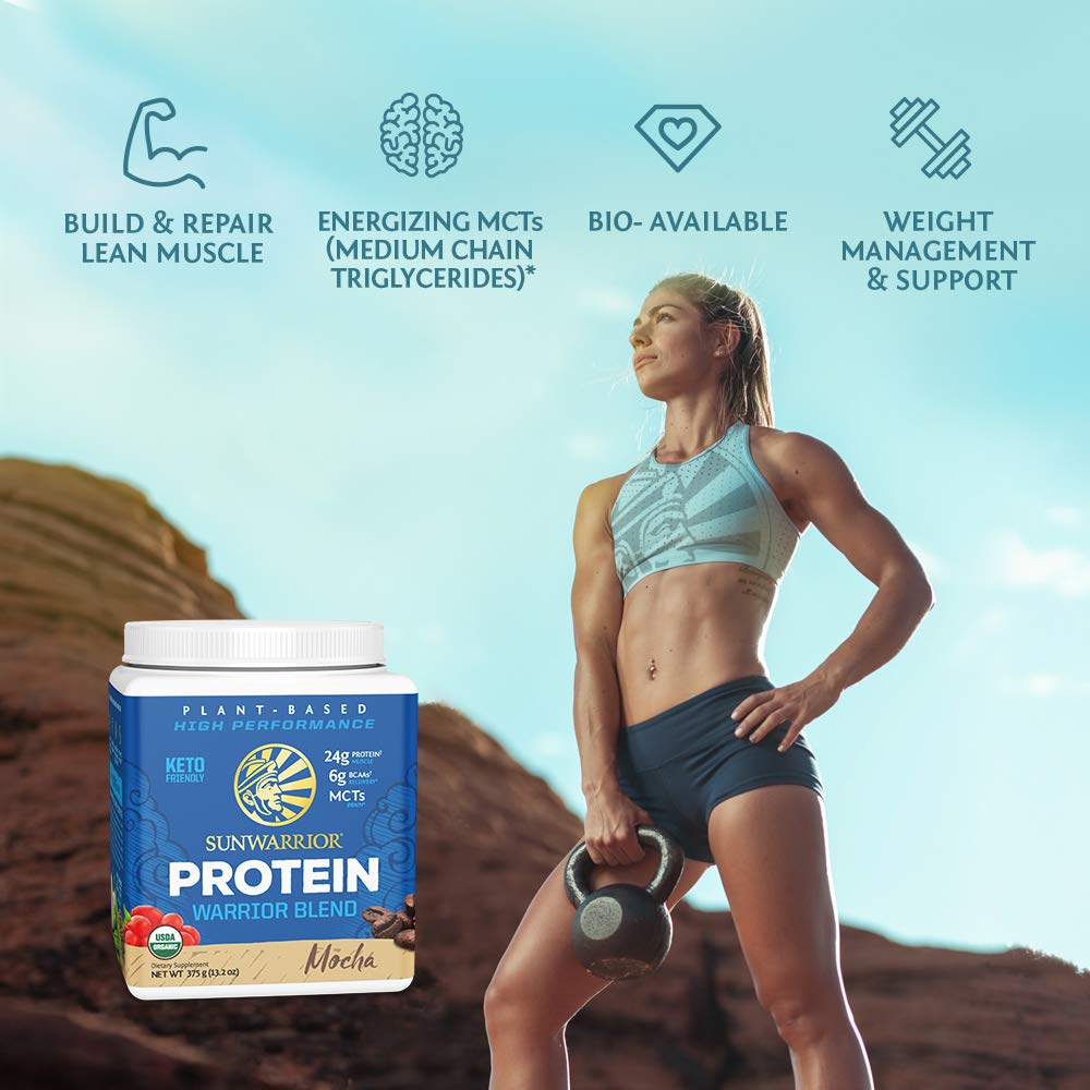 Sunwarrior semillas de cáñamo y guisante, fuente proteica vegetal