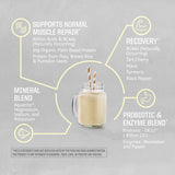 Sunwarrior cuchara con porción medida para control de nutrientes