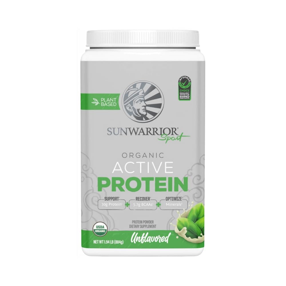 Sunwarrior polvo mezclado en vaso, resultado cremoso y digestivo