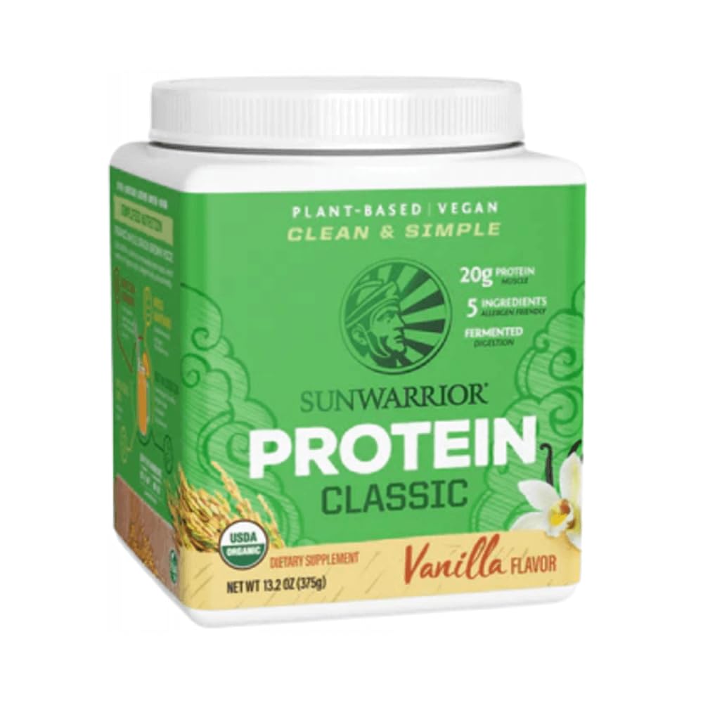 Sunwarrior batido preparado post entreno, recuperación vegetal práctica
