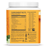 Sunwarrior polvo textura cremosa cerca para mezcla fácil y digestiva