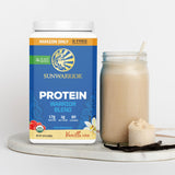 Sunwarrior pancakes preparados con polvo, versatilidad en recetas proteicas