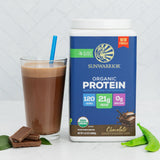 Sunwarrior smoothie antes de entrenamiento en ambiente activo, energía vegetal