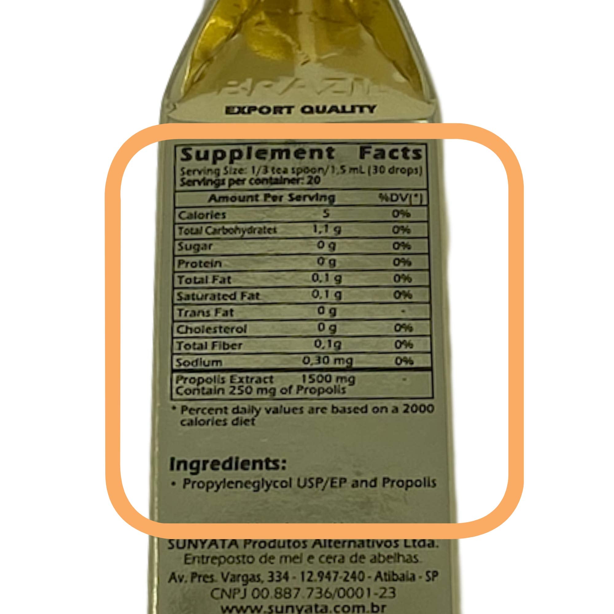 Sunyata producto en entorno amazónico sugiriendo origen brasileño sostenible